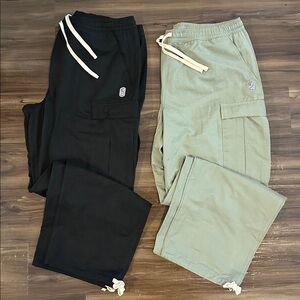 Men’s Standard Issue PD Cargo Pant - Size XL - 2 Pairs Black, Olive (Concrete)
